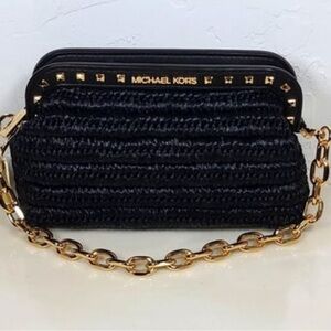 Michael Kors Livia small cloud clutch